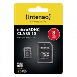 Intenso 8GB MicroSDHC memoria flash...
