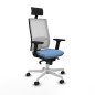 Sedia da Ufficio Piqueras y Crespo 2D026N1 Blu cielo