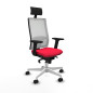 Sedia da Ufficio Piqueras y Crespo 2D026N1 Rosso