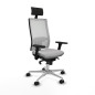 Sedia da Ufficio Piqueras y Crespo 3D086N1 Grigio chiaro