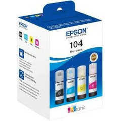 Ricarica inchiostro Epson Nº 104 Giallo