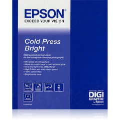 Carta per acquerello Epson GF Papel Artístico Cold Press Bright
