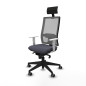Sedia Ufficio con Poggiatesta Piqueras y Crespo 4B066G1 Grigio scuro