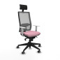 Sedia Ufficio con Poggiatesta Piqueras y Crespo 4B066G1 Rosa