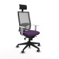 Sedia Ufficio con Poggiatesta Piqueras y Crespo 4B066G1 Viola