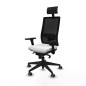 Sedia Ufficio con Poggiatesta Piqueras y Crespo 3D066G1 Bianco