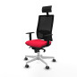 Sedia Ufficio con Poggiatesta Piqueras y Crespo 1D026G1 Rosso