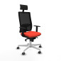 Sedia Ufficio con Poggiatesta Piqueras y Crespo 1D026G1 Arancione scuro