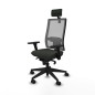 Sedia da Ufficio Piqueras y Crespo 3D066N2 Nero