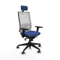 Sedia da Ufficio Piqueras y Crespo 3D066G2 Blu Marino