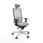 Sedia da Ufficio Piqueras y Crespo 1D026G2 Grigio chiaro