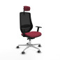 Sedia da Ufficio Piqueras y Crespo D086G2W Rosso Granato