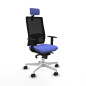 Sedia da Ufficio Piqueras y Crespo 1D026N2 Azzurro Chiaro