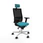 Sedia da Ufficio Piqueras y Crespo 2D026N2 Turchese