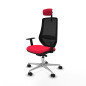 Sedia da Ufficio Piqueras y Crespo D086N2W Rosso