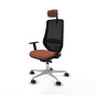 Sedia da Ufficio Piqueras y Crespo D086N2W Marrone Nero