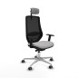 Sedia da Ufficio Piqueras y Crespo D086G2W Grigio chiaro