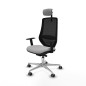 Sedia da Ufficio Piqueras y Crespo D086G2W Grigio chiaro
