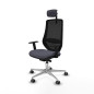 Sedia da Ufficio Piqueras y Crespo D086G2W Grigio scuro