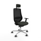 Sedia da Ufficio Piqueras y Crespo D086G2W Nero