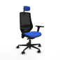 Sedia da Ufficio Piqueras y Crespo D036N2W Azzurro