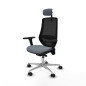 Sedia da Ufficio Piqueras y Crespo D086N2W Grigio