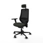 Sedia da Ufficio Piqueras y Crespo D036N2W Nero