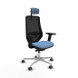 Sedia da Ufficio Piqueras y Crespo D086G2W Blu cielo