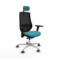 Sedia da Ufficio Piqueras y Crespo D086G2W Turchese