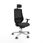 Sedia da Ufficio Piqueras y Crespo D086G2W Grigio scuro