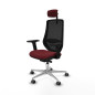 Sedia da Ufficio Piqueras y Crespo D086G2W Rosso Granato