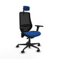 Sedia da Ufficio Piqueras y Crespo D036N2W Azzurro