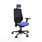 Sedia da Ufficio Piqueras y Crespo D036N2W Azzurro Chiaro
