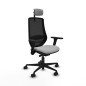 Sedia da Ufficio Piqueras y Crespo D036N2W Grigio chiaro