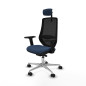 Sedia da Ufficio Piqueras y Crespo D086N2W Blu Marino