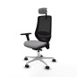 Sedia da Ufficio Piqueras y Crespo D086N2W Grigio