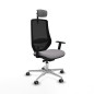 Sedia da Ufficio Piqueras y Crespo D086G2W Grigio