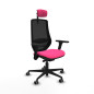 Sedia da Ufficio Piqueras y Crespo D036G2W Rosa