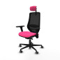Sedia da Ufficio Piqueras y Crespo D036G2W Rosa