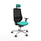 Sedia da Ufficio Piqueras y Crespo D086G2W Turchese