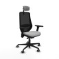 Sedia da Ufficio Piqueras y Crespo D036G2W Grigio chiaro