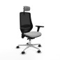 Sedia da Ufficio Piqueras y Crespo D086N2W Grigio chiaro