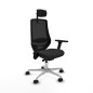 Sedia da Ufficio Piqueras y Crespo D086N2W Nero