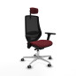 Sedia da Ufficio Piqueras y Crespo D086G2W Rosso Granato