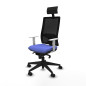Sedia Ufficio con Poggiatesta Piqueras y Crespo 4B066N1 Azzurro Chiaro