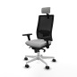 Sedia Ufficio con Poggiatesta Horna Piqueras y Crespo 3D026N2 Grigio chiaro