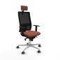 Sedia Ufficio con Poggiatesta Horna Piqueras y Crespo 1D086G2 Marrone