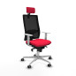 Sedia Ufficio con Poggiatesta Horna Piqueras y Crespo 4B086G2 Rosso