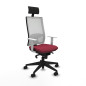 Sedia da Ufficio Horna Piqueras y Crespo 4B066N1 Rosso Granato
