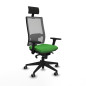 Sedia Ufficio con Poggiatesta Horna Piqueras y Crespo 3D066G1 Verde